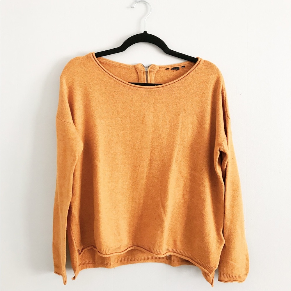 mustard yellow sweater